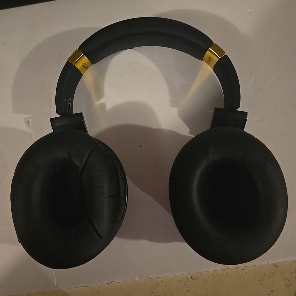 Cowin E8 Perfect Quiet Active Noise Cancelling Bluetooth Headphones, Black/Gold